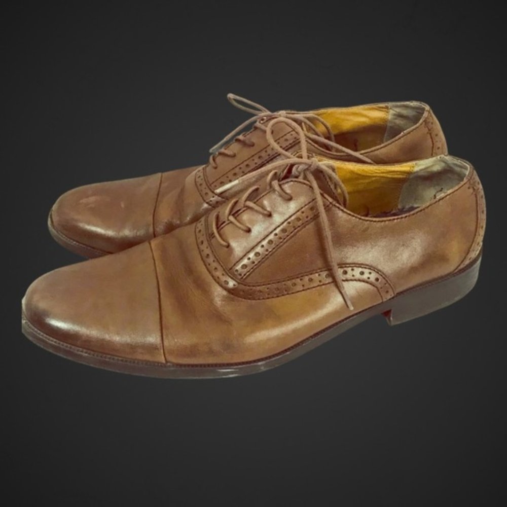 Original Penguin Optip Brown Lace Up Oxfords